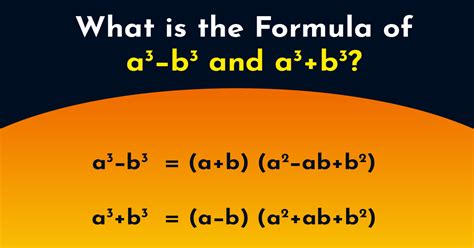 a^3 + b^3 formula|What is the formula of (a^3 + b^3) Maths Q&A .